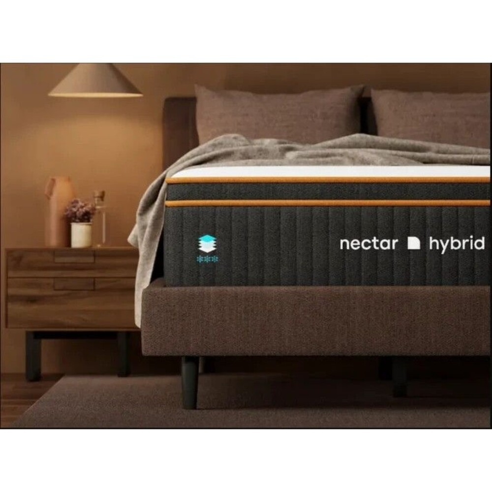 Nectar Premier Copper Hybrid CA King Mattress | Recompacted & Sanitized | Free🚢